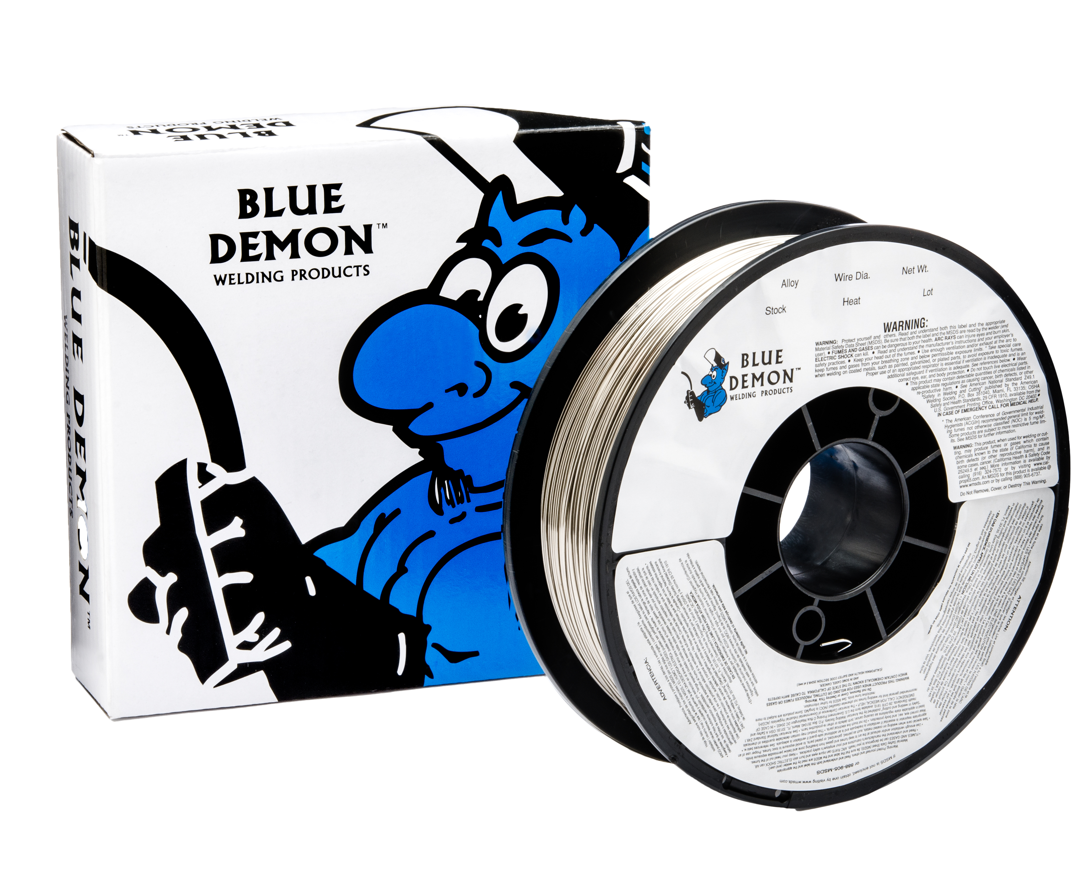 Blue Demon® Stainless Steel Gas Shielded Solid MIG Wire ER308L